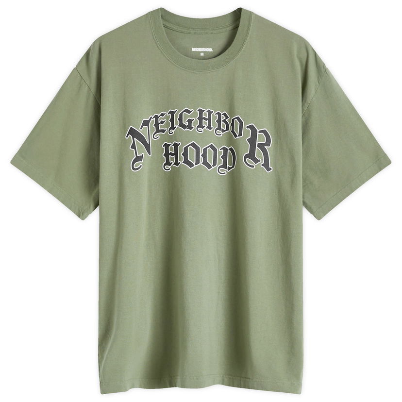 Тениска Neighborhood T-Shirt Olive Drab Зелено | 242PCNH-ST04-OLV