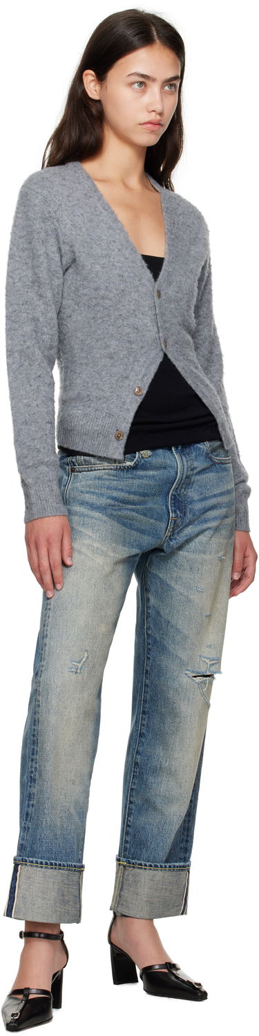 Пуловер R13 R13 Split Hem Cardigan Сиво | R13WY291-Y212A, 3