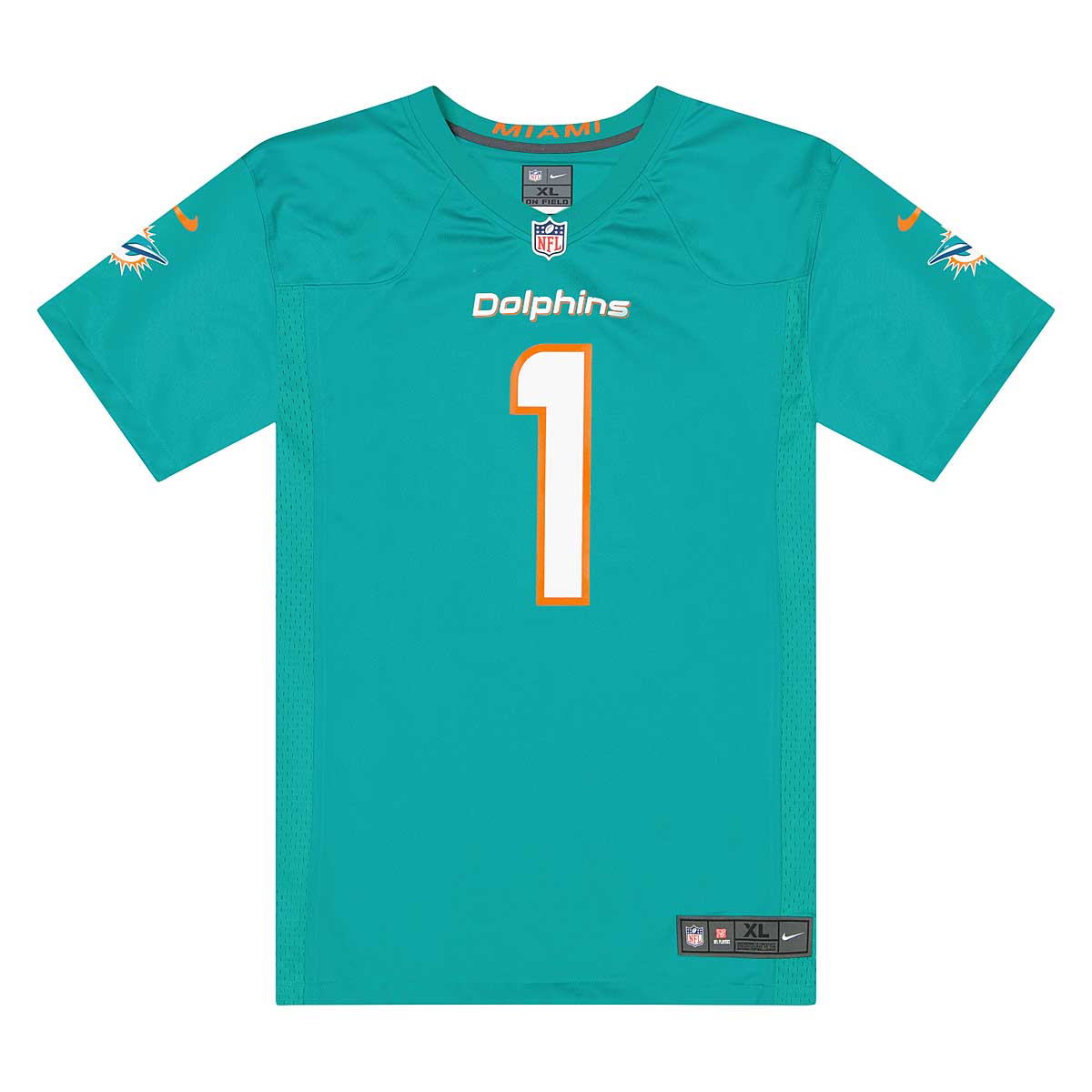 Фланелка Nike NFL Miami Dolphins Home Game Jersey Tua Tagovailoa 1 Тюркоазено | 67NM-MDGH-9PF-2NL, 1