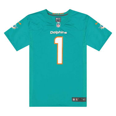Фланелка Nike NFL Miami Dolphins Home Game Jersey Tua Tagovailoa 1 Тюркоазено | 67NM-MDGH-9PF-2NL, 1