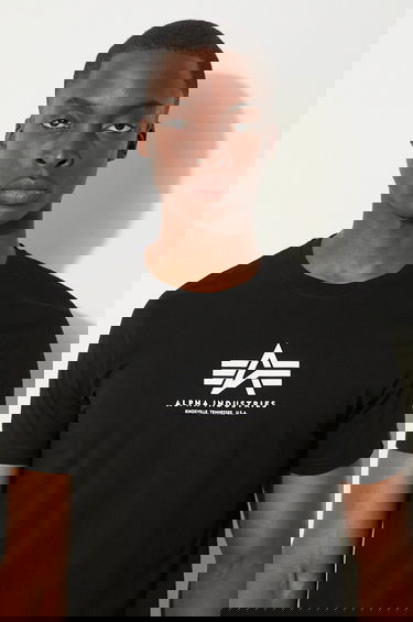 Тениска Alpha Industries Tee Черно | 118533.03, 4