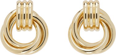 Обеци Anine Bing Anine Bing Triple Knot Earrings Металик | A-15-3711-920, 0