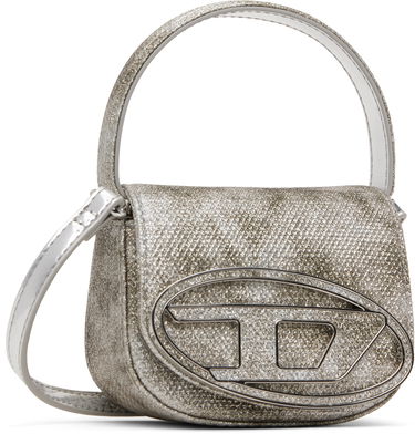 Дамска чанта Diesel Diesel 1DR XS Glitter Saddle Bag Металик | X08709 P2197, 1