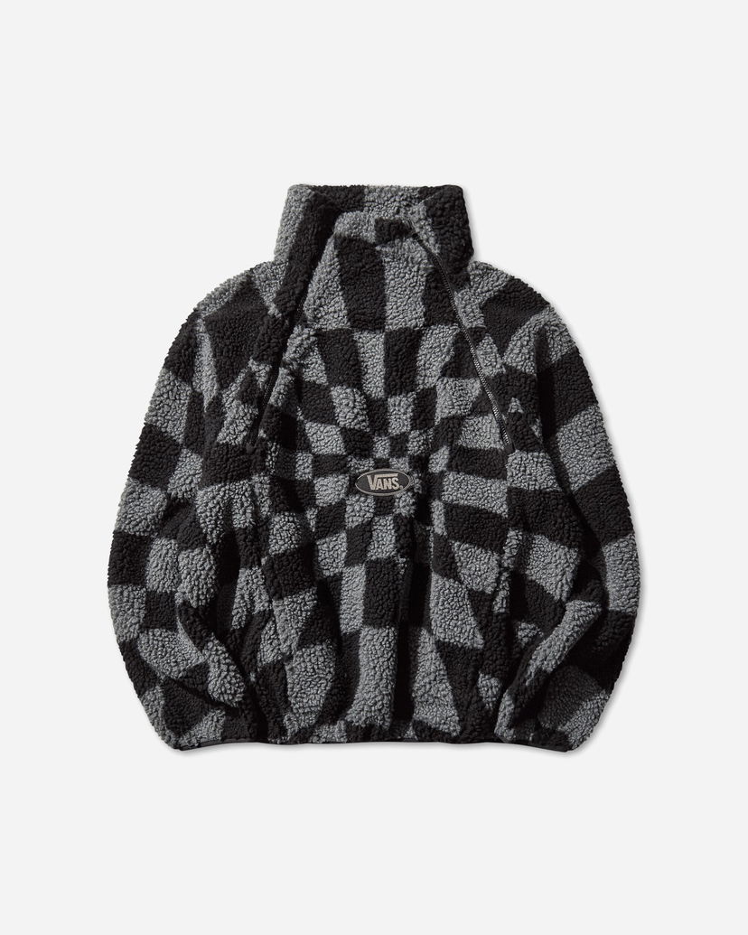 Яке Vans Act of Disagreement Relief Check Checkerboard Quarter-Zip Fleece Jacket Многоцветен | VN000RPQFLC1