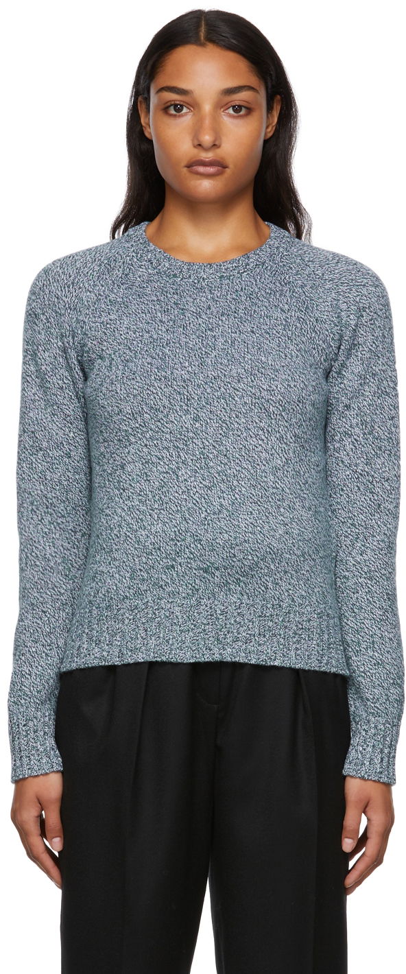 Пуловер A.P.C. A.P.C. Alyssa Wool Crewneck Sweater Зелено | WVAXY-F23965
