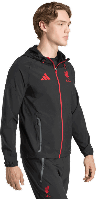 Яке adidas Originals Liverpool FC Tiro25 Competition Vis Tech Track Jacket Черно | jz5556, 5