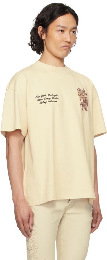 Тениска Ksubi Ksubi Playoff Ekcess Short Sleeve T-Shirt Бежово | MSP25TE037, 1