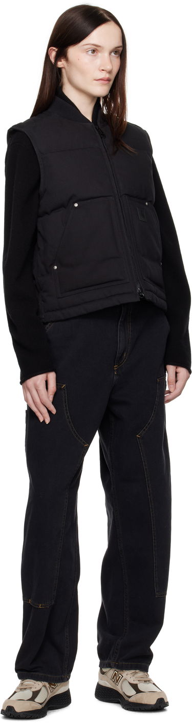 Карго панталони Carhartt WIP Double Knee Denim Work Pants Черно | I034229 8906, 3