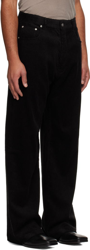 Панталони Rick Owens Corduroy Concordians Geth Trousers Черно | RU02E1333 MLC9, 1