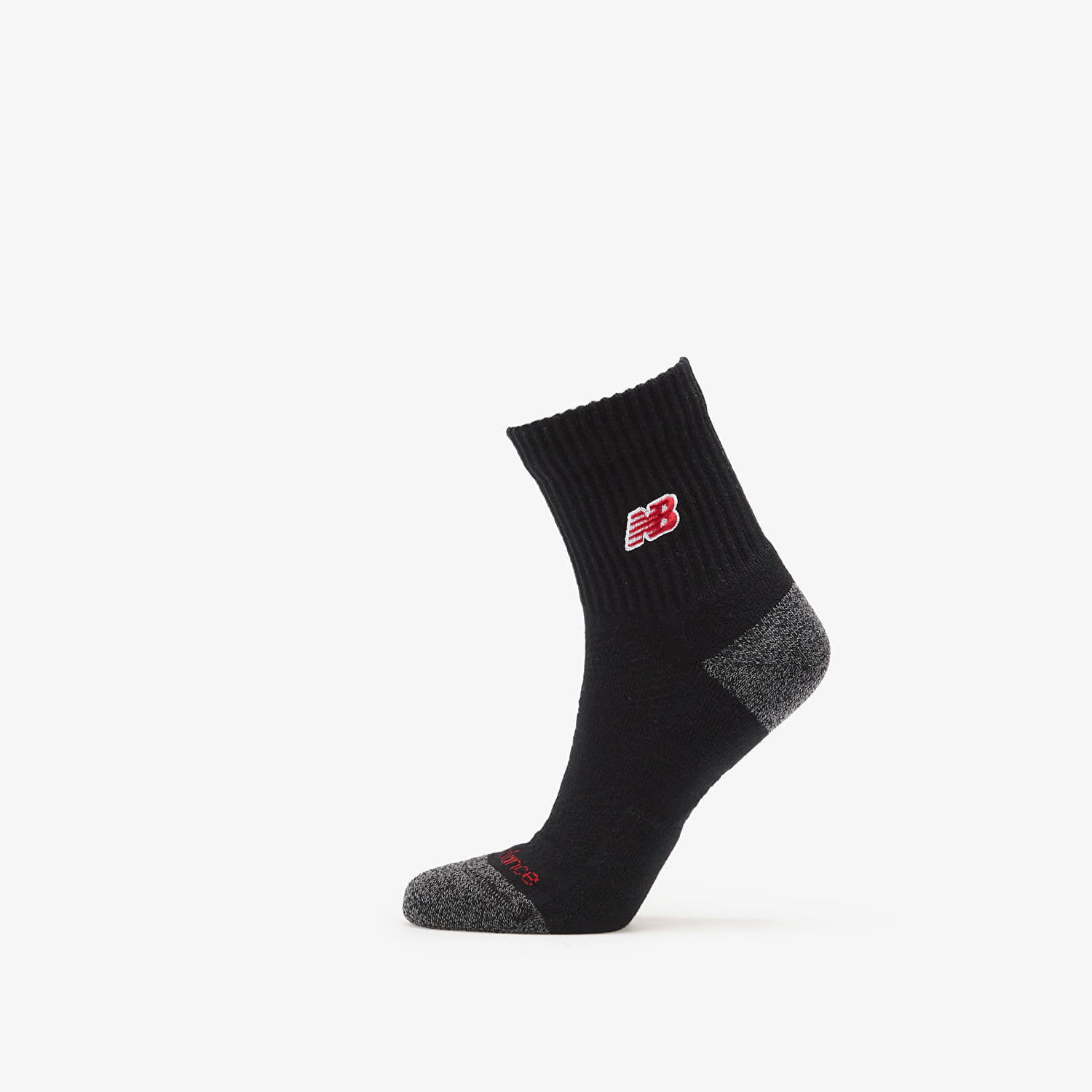 Чорапи New Balance Active Premium Crew Quarter Socks (2 Pairs) Черно | LAS25304BK, 1