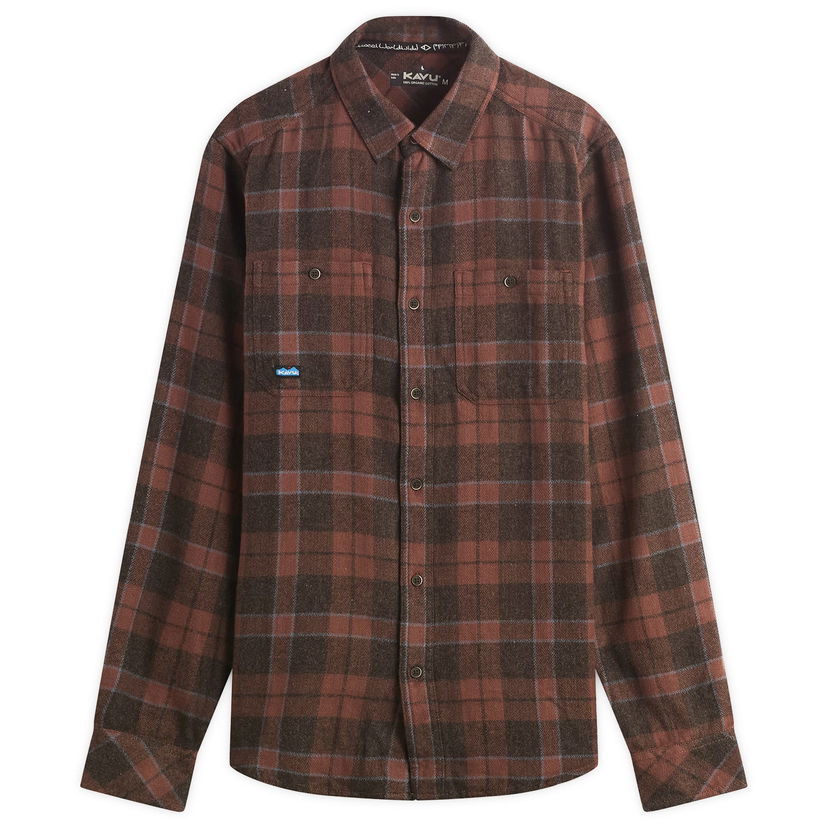 Риза KAVU Big Joe Flannel Shirt, Size Small Кафяво | 510-2707