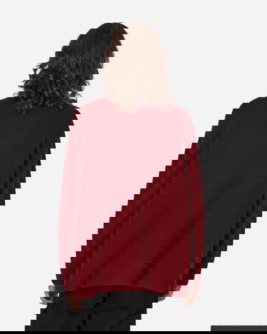 Пуловер Levi's Flaired Turtleneck Sweater Бургунди | A2980 0000, 3