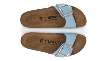 Кецове и обувки Birkenstock Madrid Big Buckle Birko-Flor Синьо | 1025834, 2