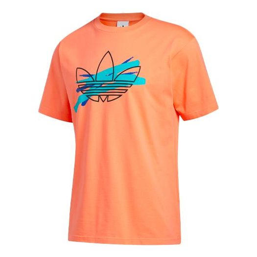 Тениска adidas Originals Originals Logo Graphic T-Shirt Оранжево
 | FM1545