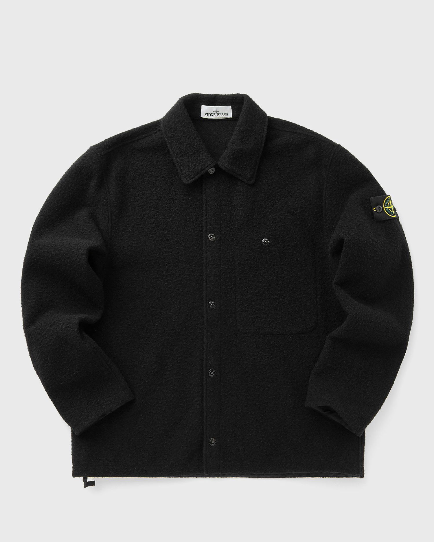 Риза Stone Island Stone Island Bouclé Overshirt Черно | K2S151200021S0214.V0029, 1