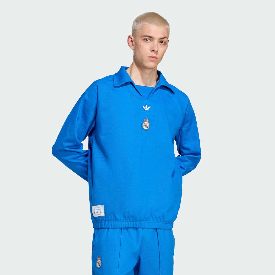 Суитчър adidas Performance Real Madrid Terrace Icons Training Top Синьо | JX6789, 0