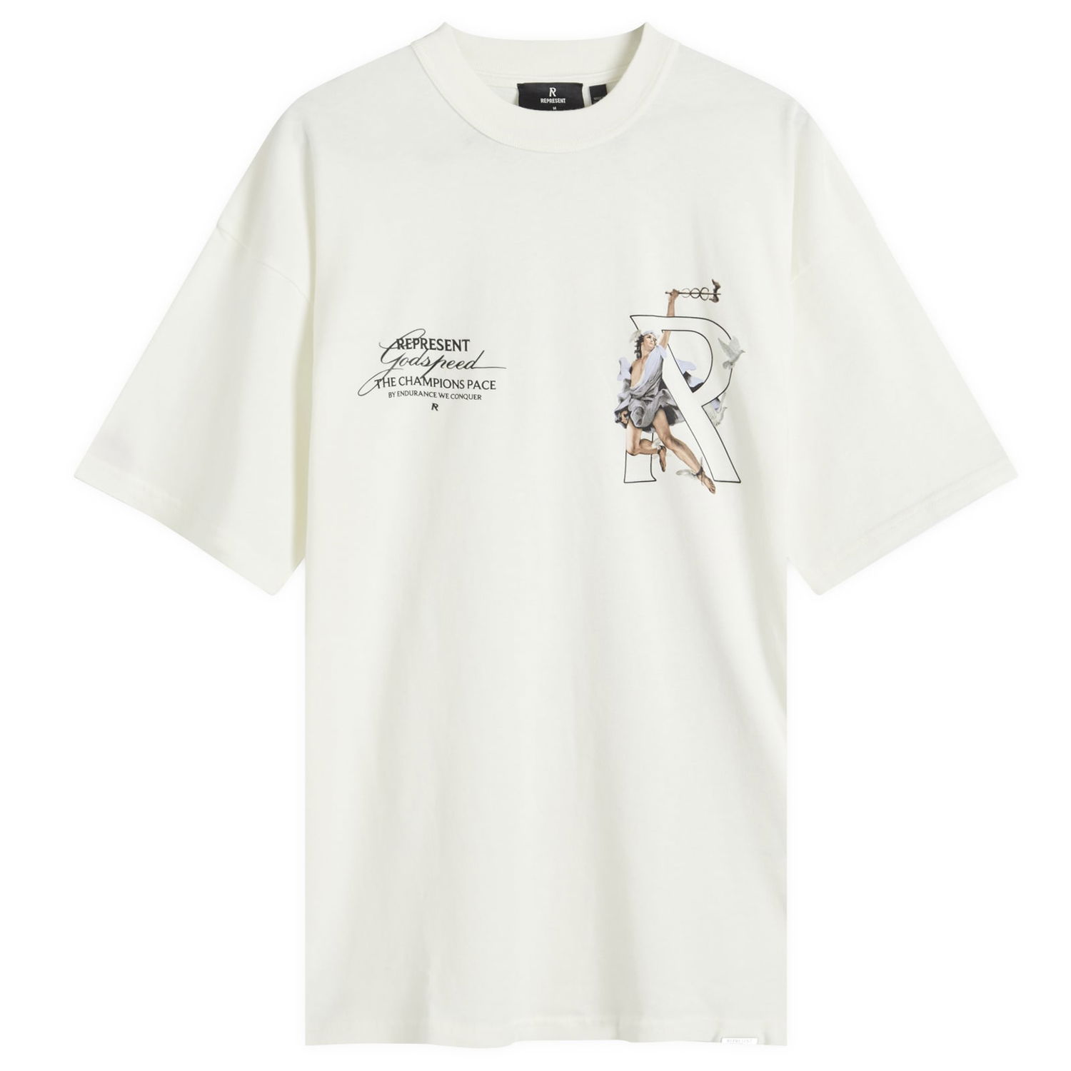 Тениска Represent Clo Hermes Graphic T-Shirt Бяло | MLM4228-072, 0