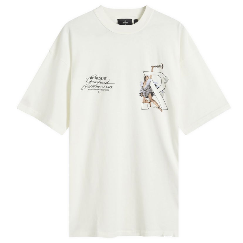 Тениска Represent Clo Hermes Graphic T-Shirt Бяло | MLM4228-072