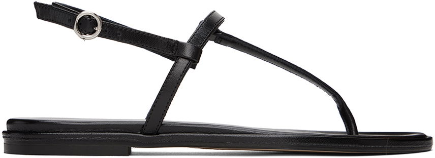 Аксесоари Aeyde Aeyde Nala Leather Thong Sandals Черно | A11-FS-TTTR08FL48-SS24-800-007, 0