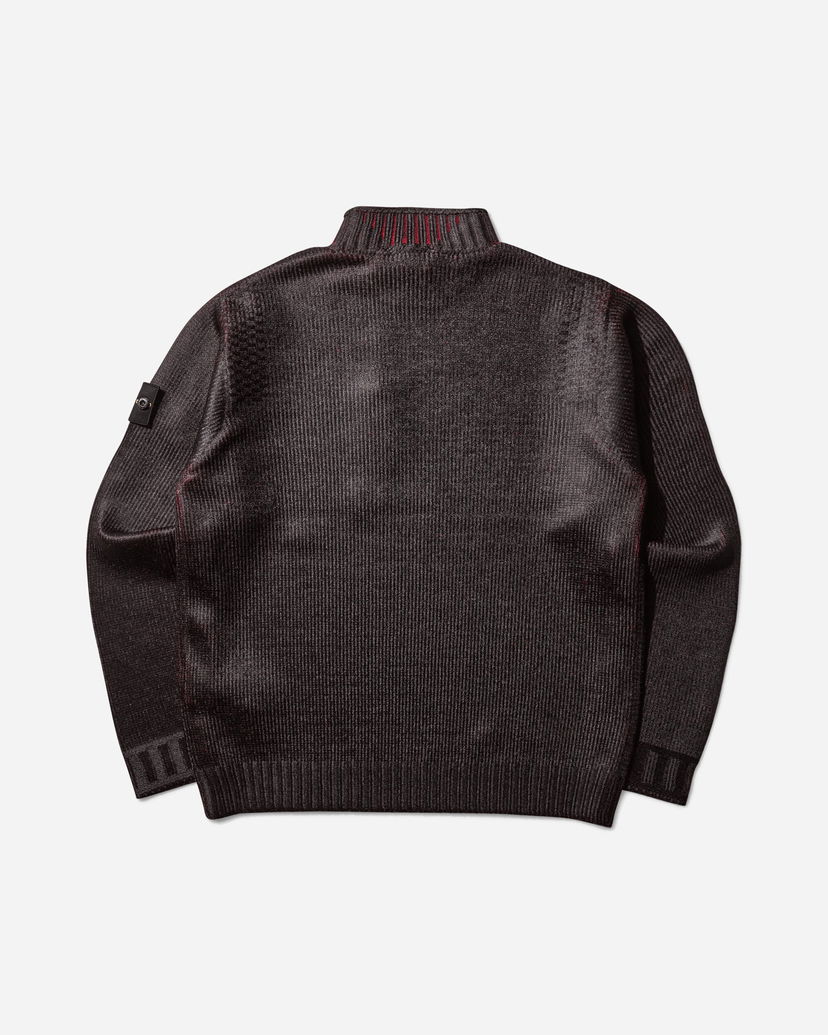 Пуловер Stone Island Sublimatic Print Mock Neck Sweater Черно | K2S15-5100066-S00Z5 V0012
