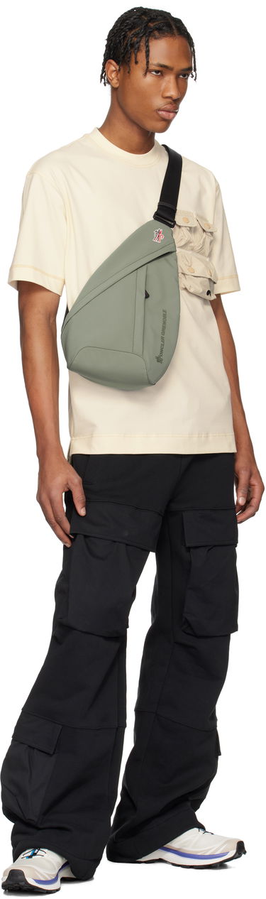 Тениска Moncler Moncler Grenoble Cotton T-Shirt with Pockets Бежово | K10978C0000389AW1, 4