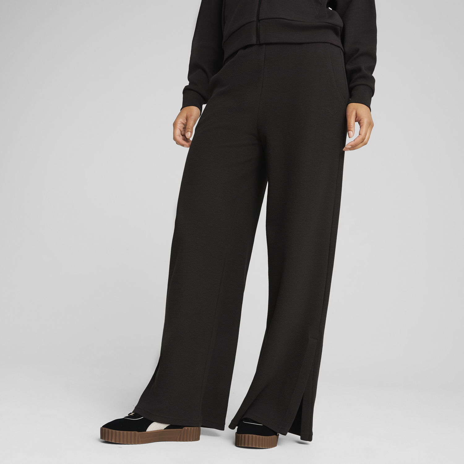 Панталони Puma HER Comfort High-Waisted Straight-Leg Pants Черно | 685061_01, 0