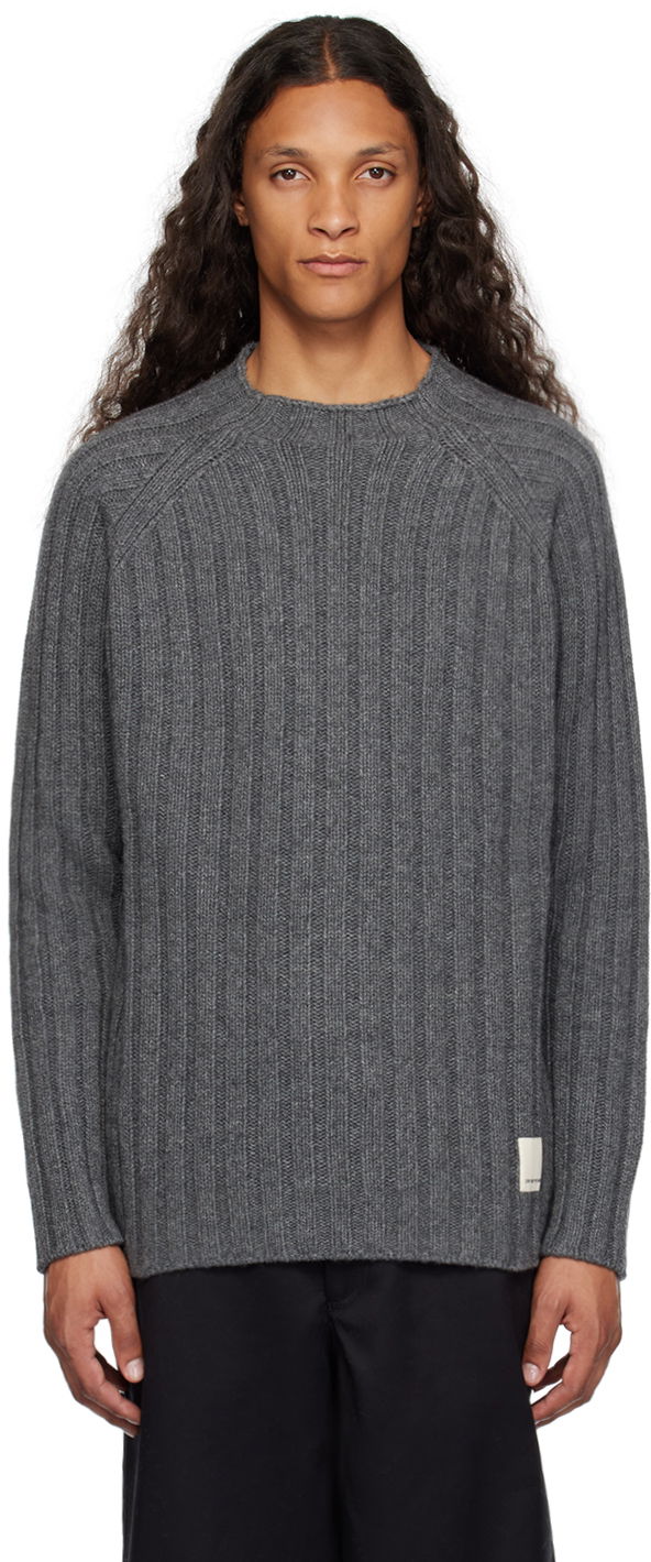 Пуловер Emporio Armani Rib Sweater Сиво | 6R1MZ1 1M6XZ 0630, 0