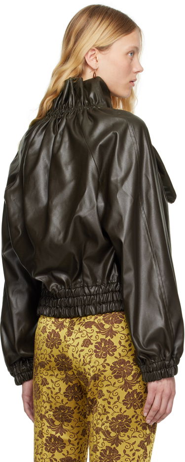 Яке бомбър Dries Van Noten Dries Van Noten Cocoon Bomber Jacket Зелено | 251-010510-1502, 2