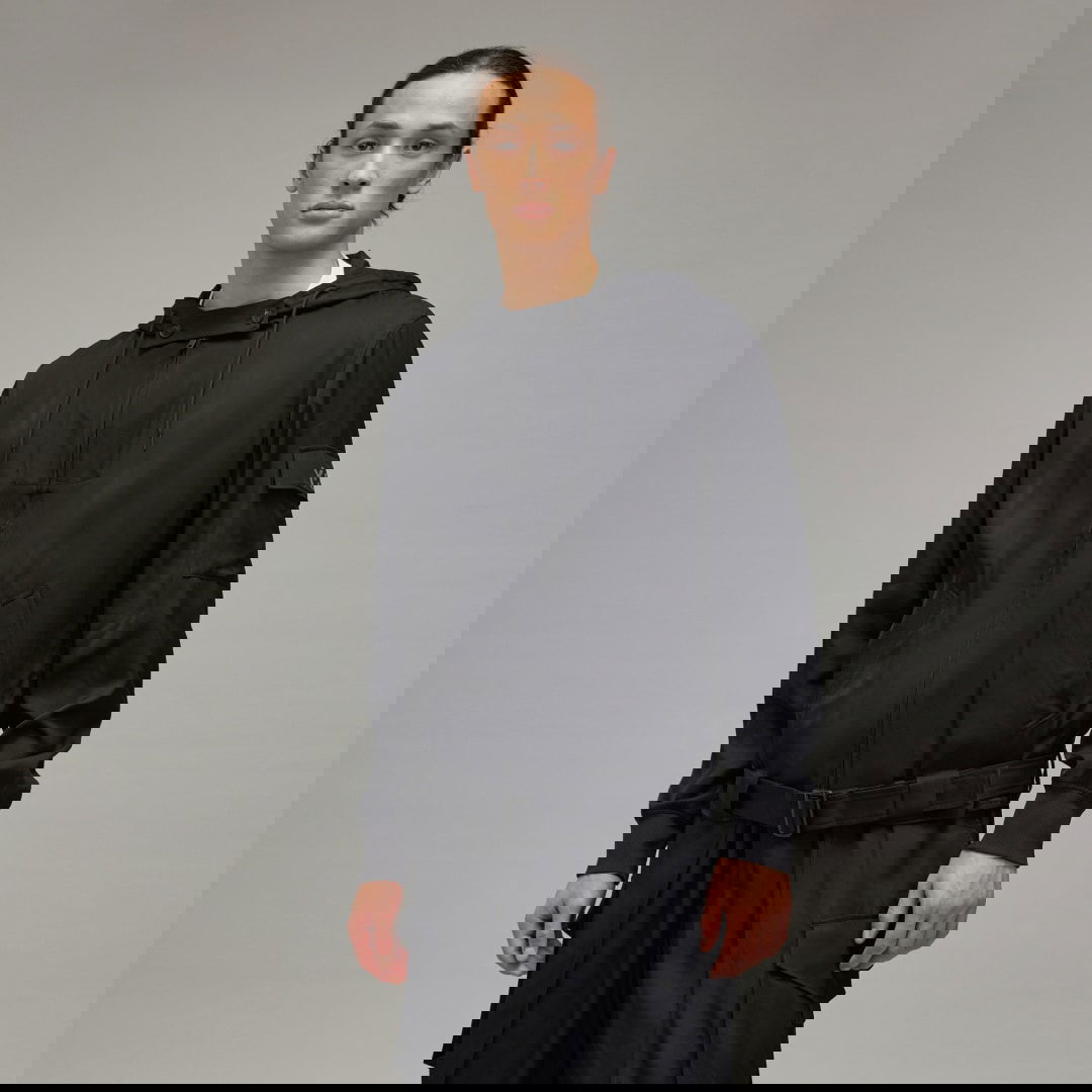 Ветровка adidas Performance Y-3 Rayon Twill Hooded Jacket Черно | JD3525, 0