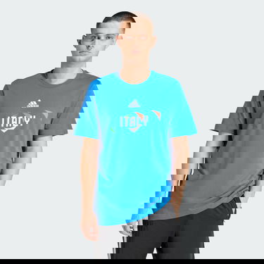 Тениска adidas Performance UEFA EURO24™ Italy Синьо | IT9318, 2