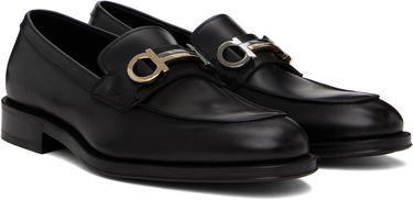 Кецове и обувки FERRAGAMO Salvatore Ferragamo Gancini Ornament Loafers Черно | 778746, 3