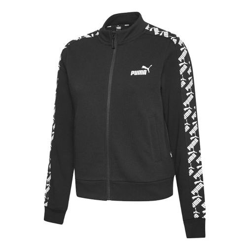 Суитчър Puma Puma Logo Print Track Jacket Черно | 583822-01