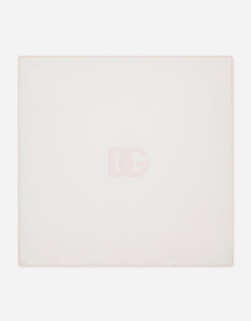 Облекло и аксесоари Dolce & Gabbana Baby DG Logo Blanket Бяло | LNJA88G7F0HHFVAA