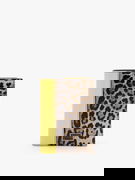 Dolce & Gabbana Leopard Print and Acid Yellow Passport Holder