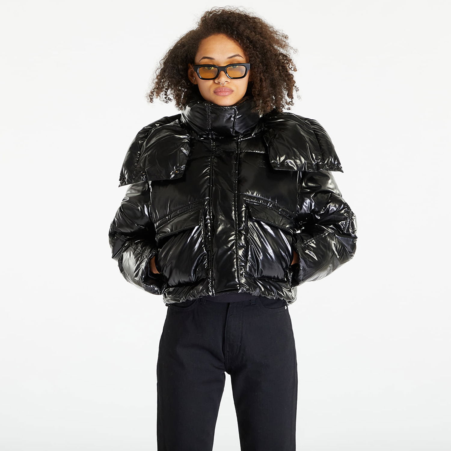 Пухо яке CALVIN KLEIN High Shine Puffer Jacket Черно | J20J221884 BEH, 0