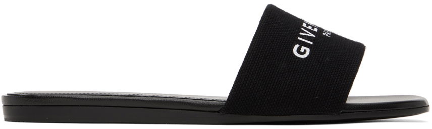 Облекло Givenchy Givenchy 4G Flat Sandals Черно | BE306FE1PU001, 0