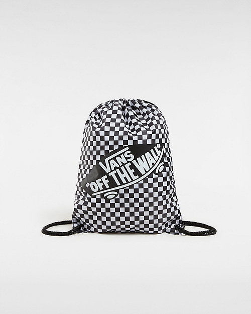 Раница Vans Checkered Drawstring Bag Черно | VN000HECY28, 0