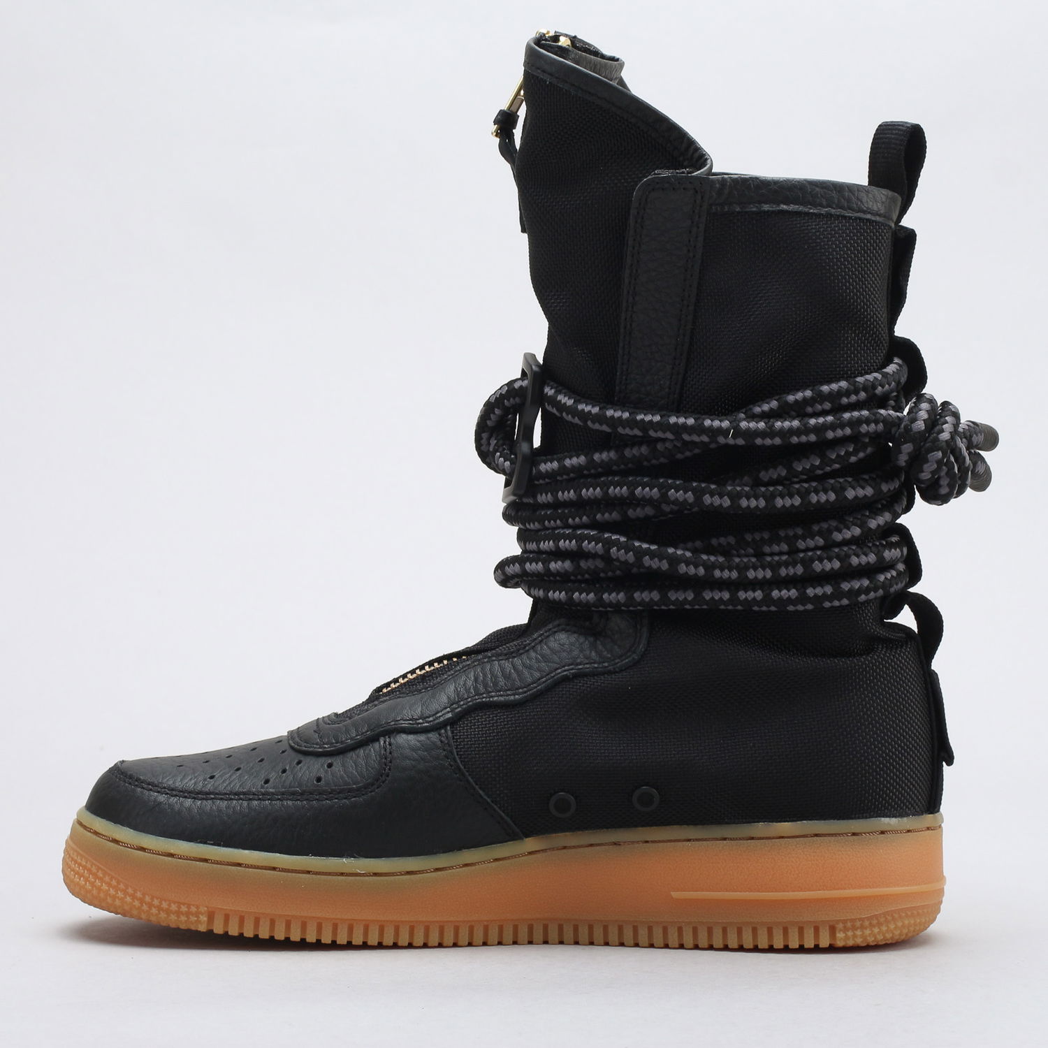 Кецове и обувки Nike SF Air Force 1 High ''Black Gum'' Черно | AA1128-001, 0