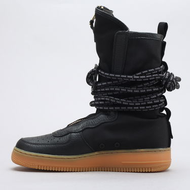 Кецове и обувки Nike SF Air Force 1 High ''Black Gum'' Черно | AA1128-001, 0