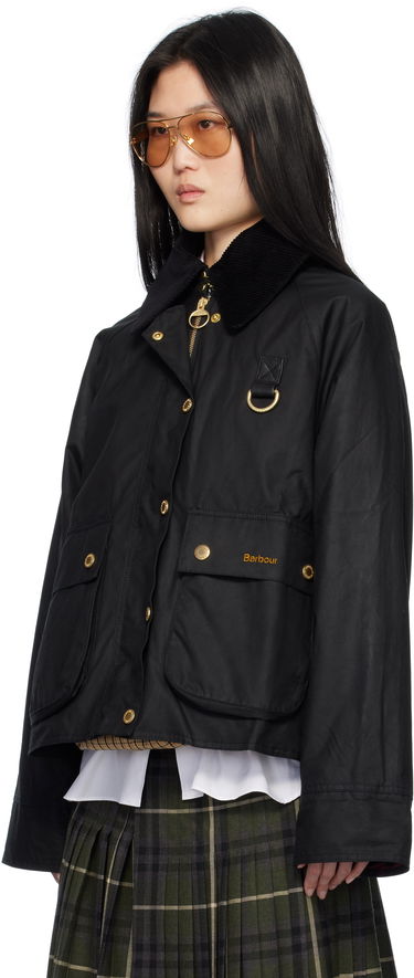 Яке Barbour Barbour Reighton Spey Waxed Jacket Черно | LWX1397BK71, 3