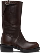 Dries Van Noten Leather Biker Boots