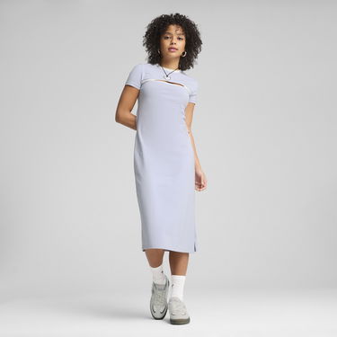Pокля Puma WARDROBE ESS Midi Cutout Dress Синьо | 629769_47, 0