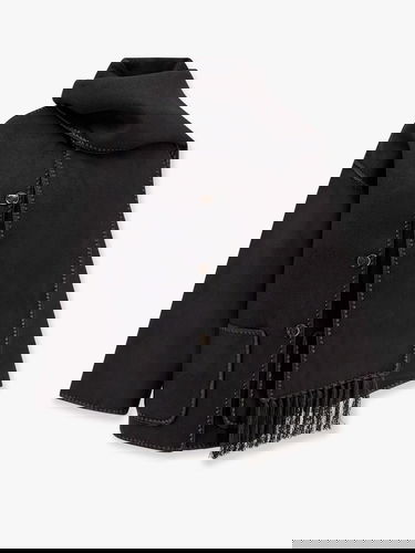 Палта TOTEME Fringed Oversized Wool-Cashmere Coat by Toteme Черно | 2241018201200, 0