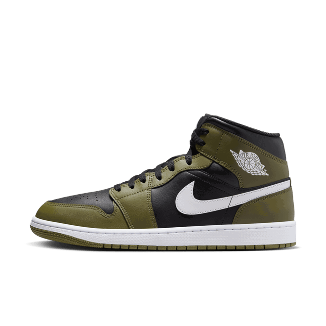Кецове и обувки Jordan Air Jordan 1 Mid "Medium Olive" Зелено | DQ8426-092, 0