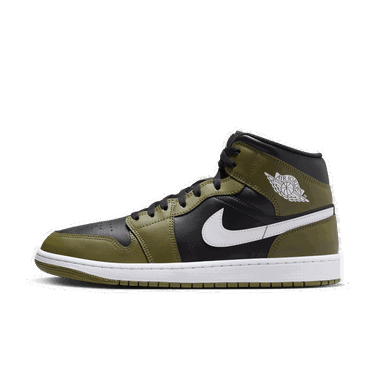 Кецове и обувки Jordan Air Jordan 1 Mid "Medium Olive" Зелено | DQ8426-092, 0