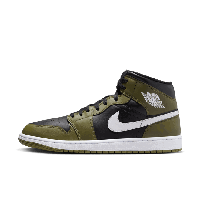 Кецове и обувки Jordan Air Jordan 1 Mid "Medium Olive" Зелено | DQ8426-092