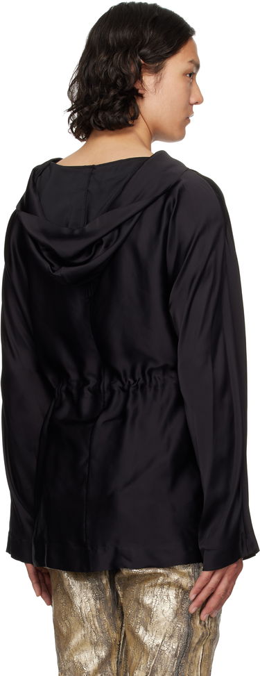 Пуловер Rick Owens Rick Owens Hollywood Tunic Hoodie Черно | RR01E5702 SCH, 2