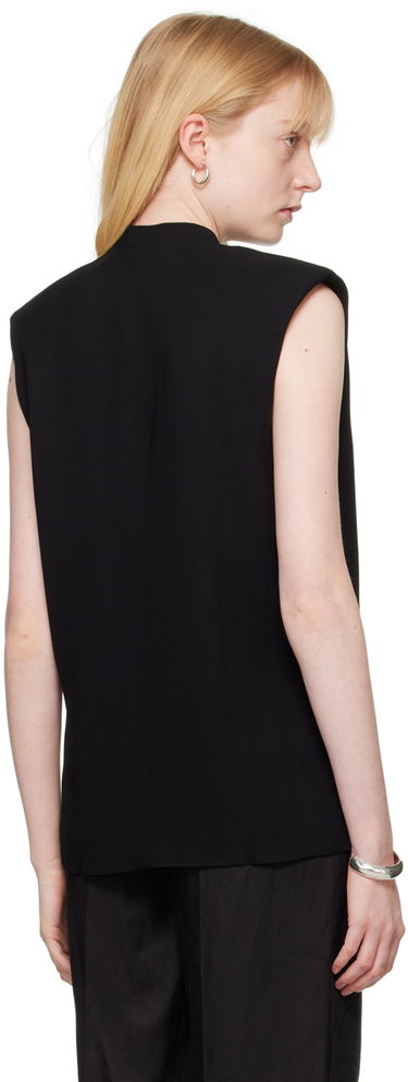 Жилетка Anine Bing Wrap Sleeveless Top Черно | A-07-4835-BLK26, 2