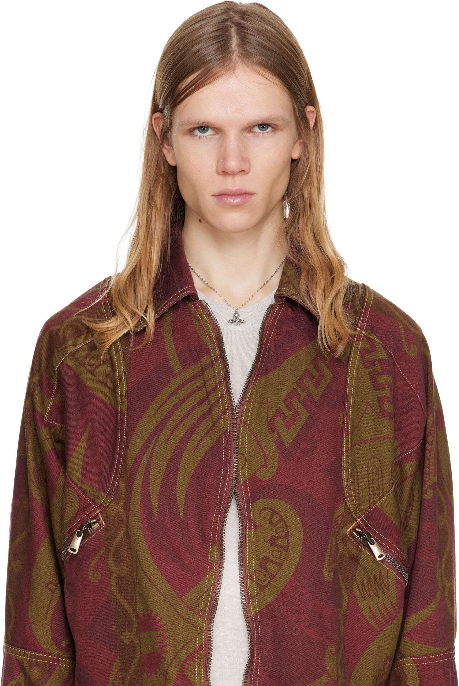 Колие Vivienne Westwood Coretta Pendant Necklace Металик | 630203GJ-02P156-, 1