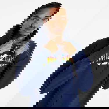 Суитчър Thrasher AWS Spectrum Hoodie Тъмно синьо | 145283, 2